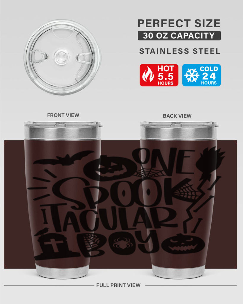 one spooktacular boy 38#- halloween- Tumbler