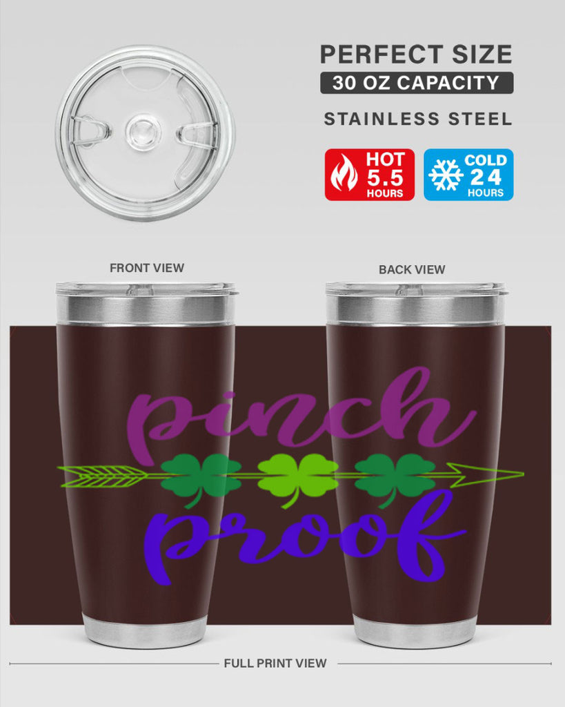 pinch proof 3#- mardi gras- Tumbler