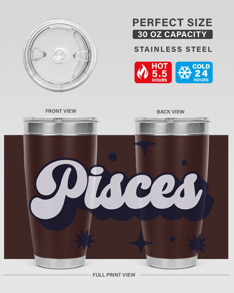pisces 354#- zodiac- Tumbler