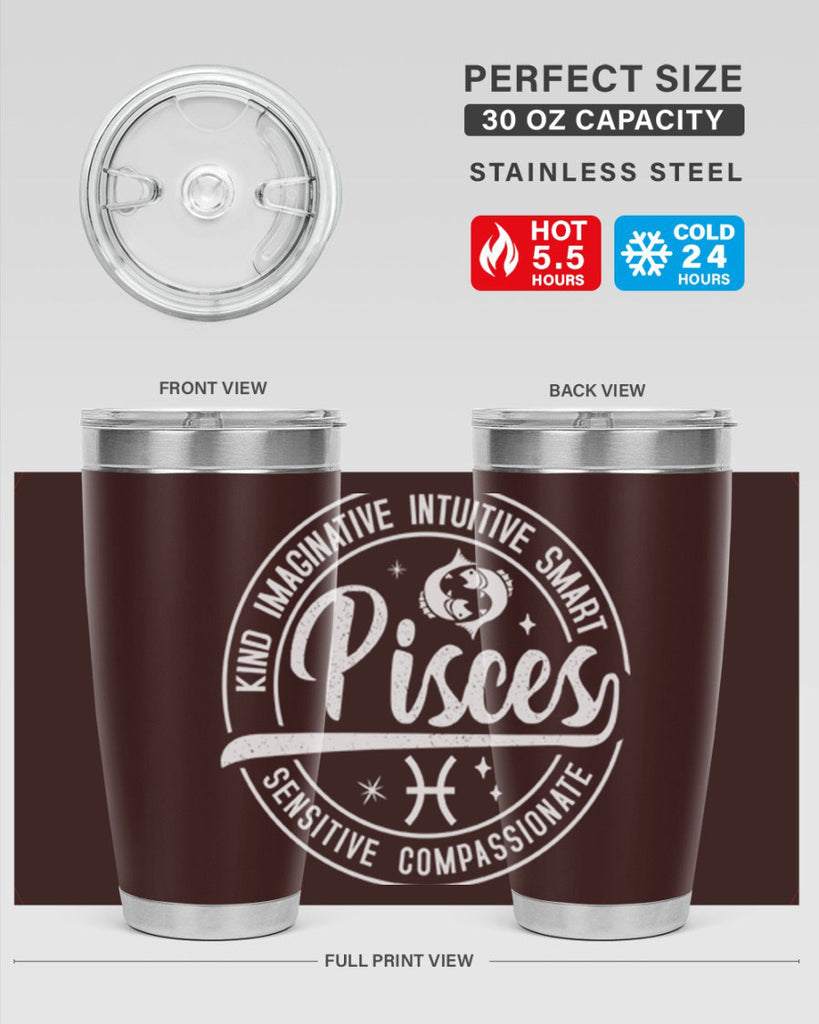 pisces 374#- zodiac- Tumbler