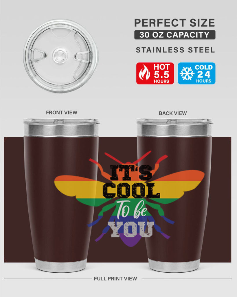pride bee cool 70#- lgbt- Tumbler