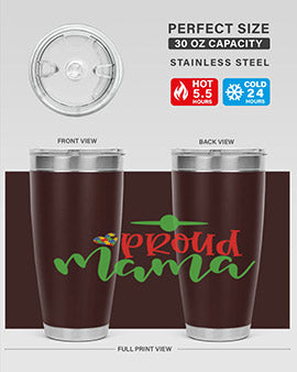 proud mama Style 38#- autism- Tumbler