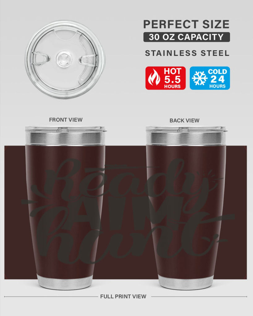 ready aim hunt 4#- hunting- Tumbler
