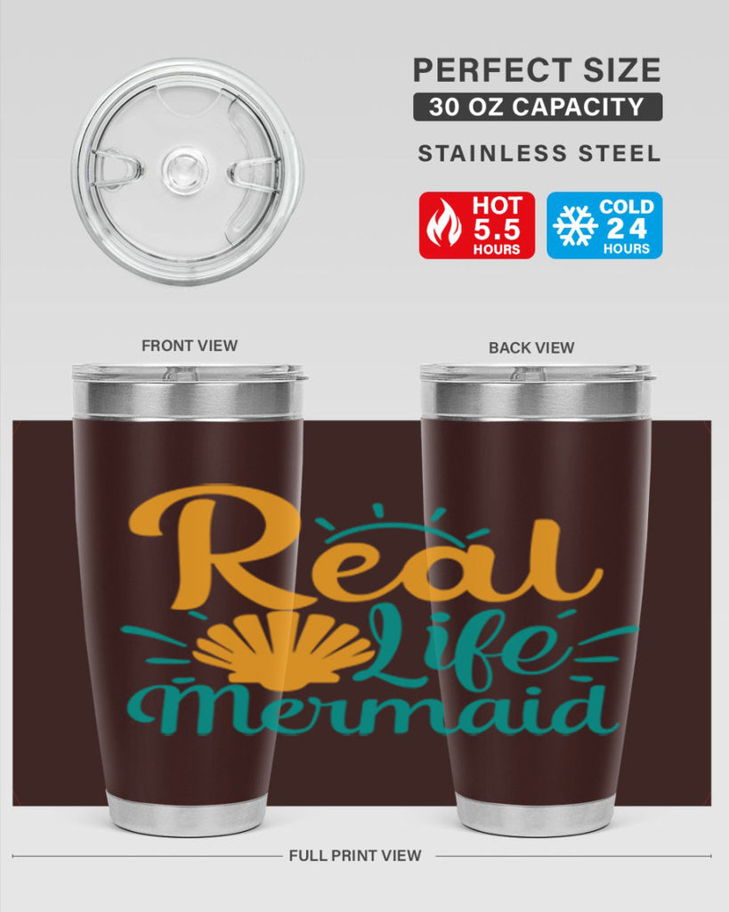 real life mermaid Style 79#- summer- Tumbler