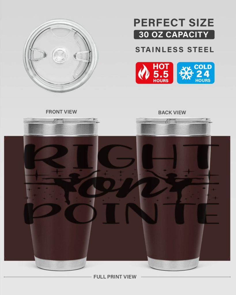 right on pointe78#- ballet- Tumbler