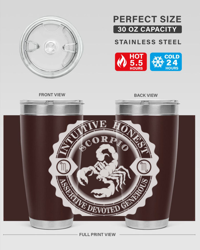 scorpio 32#- zodiac- Tumbler