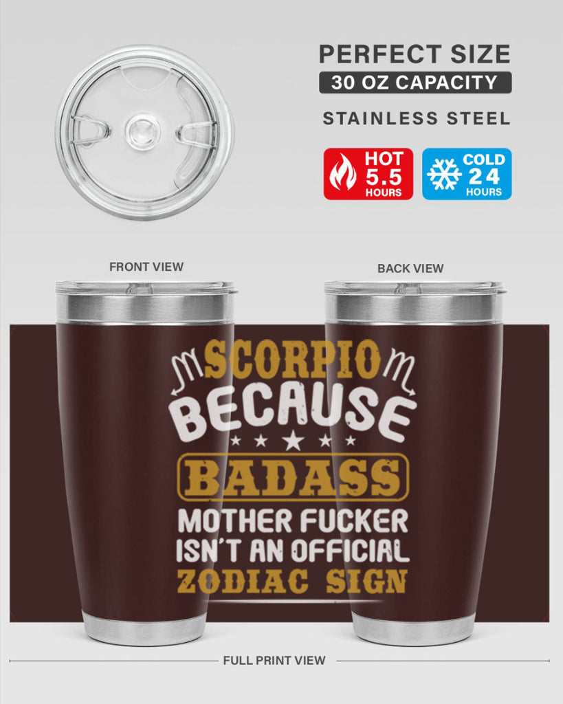 scorpio 432#- zodiac- Tumbler