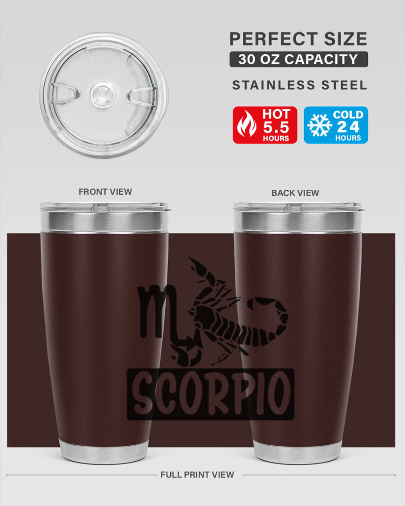 scorpio 440#- zodiac- Tumbler