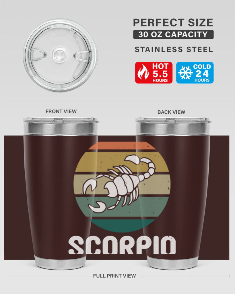 scorpio 451#- zodiac- Tumbler