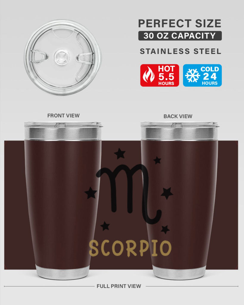 scorpio 455#- zodiac- Tumbler