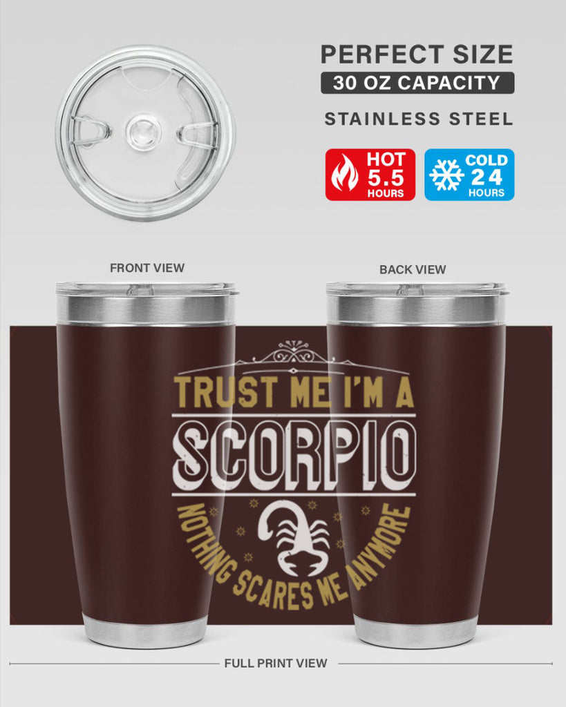 scorpio 458#- zodiac- Tumbler