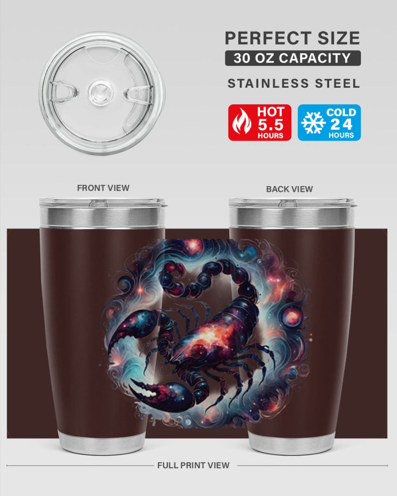 scorpio 462#- zodiac- Tumbler