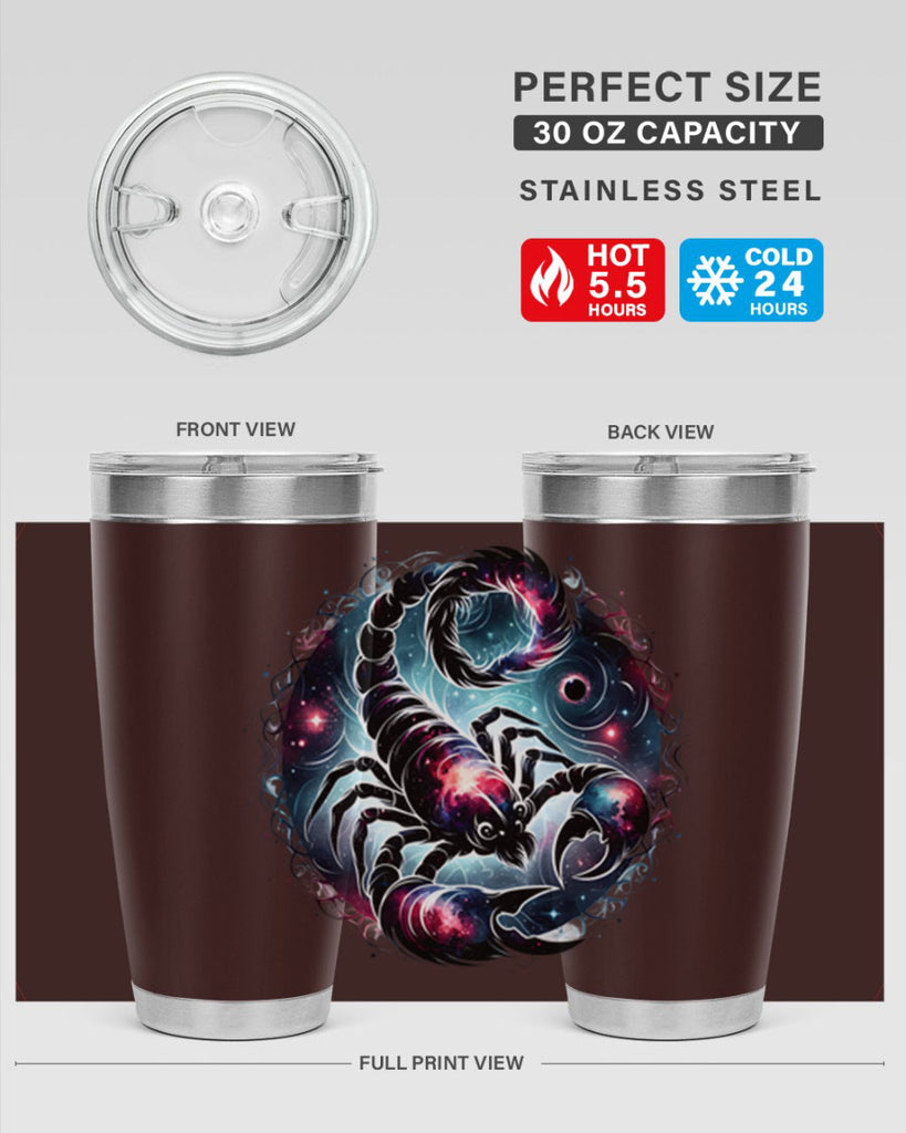 scorpio 463#- zodiac- Tumbler