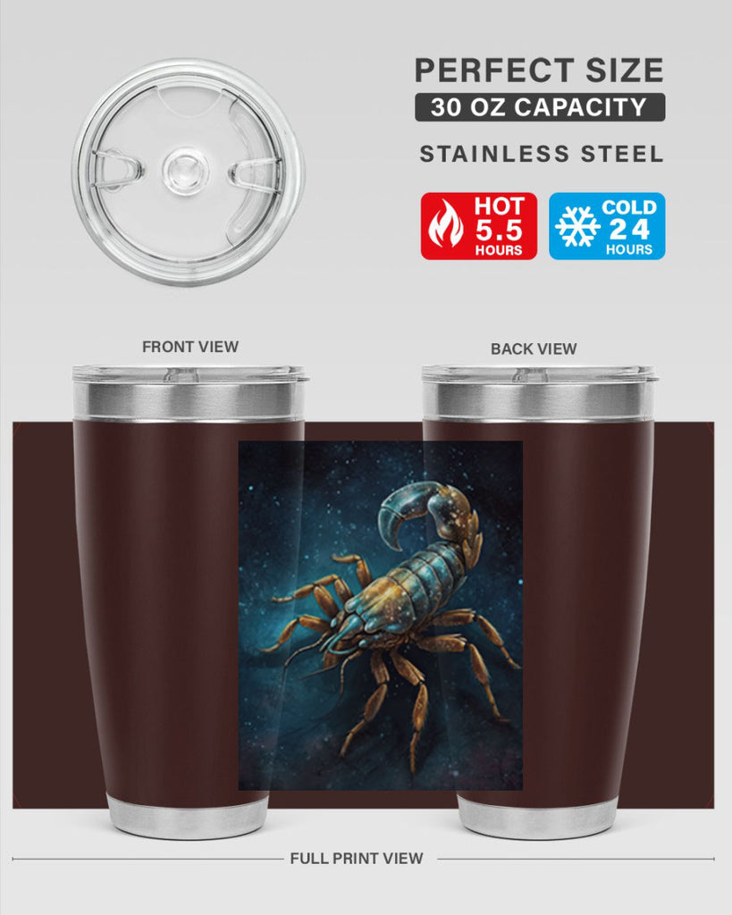 scorpio 46#- zodiac- Tumbler