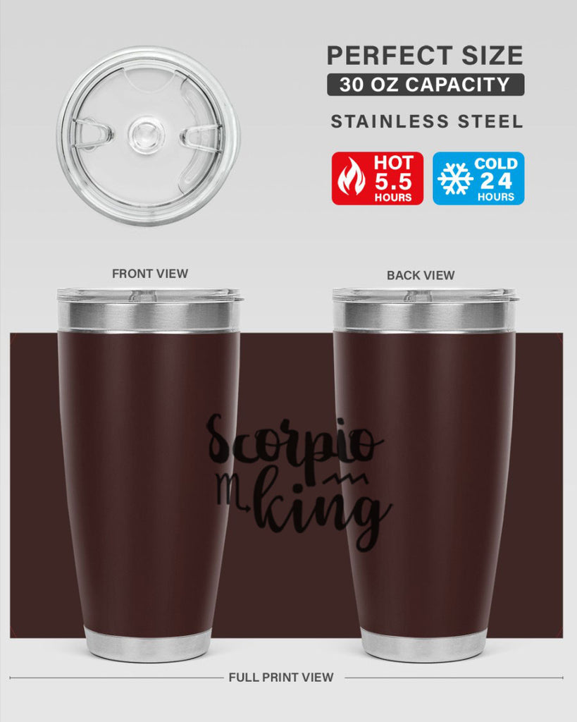 scorpio king 433#- zodiac- Tumbler