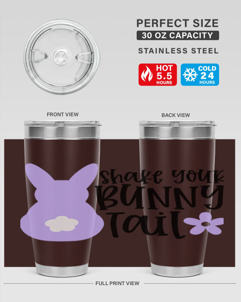 shake your bunny tail 12#- easter- Tumbler