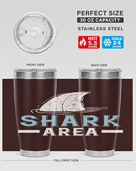 shark area Style 44#- shark  fish- Tumbler
