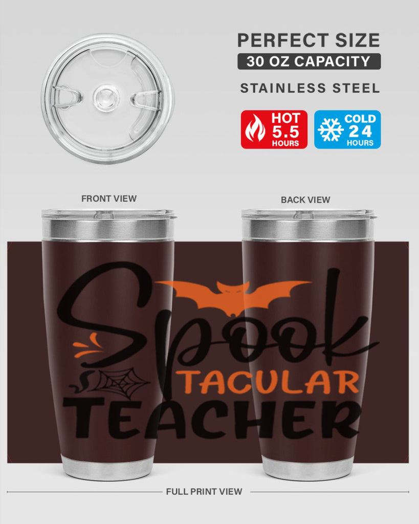 spooktacular teacher 106#- halloween- Tumbler