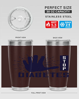 stop diabetes Style 12#- diabetes- Tumbler