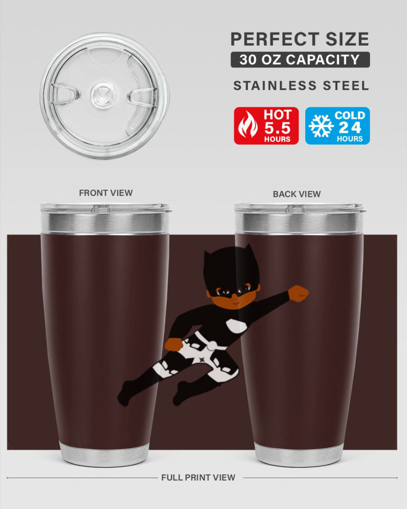 super kid 13#- black men - boys- tumbler