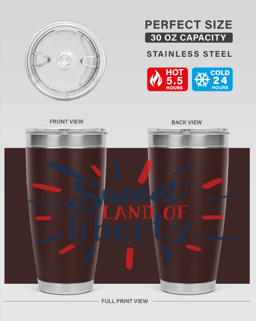 sweet land of liberty Style 7#- Fourt Of July- Tumbler