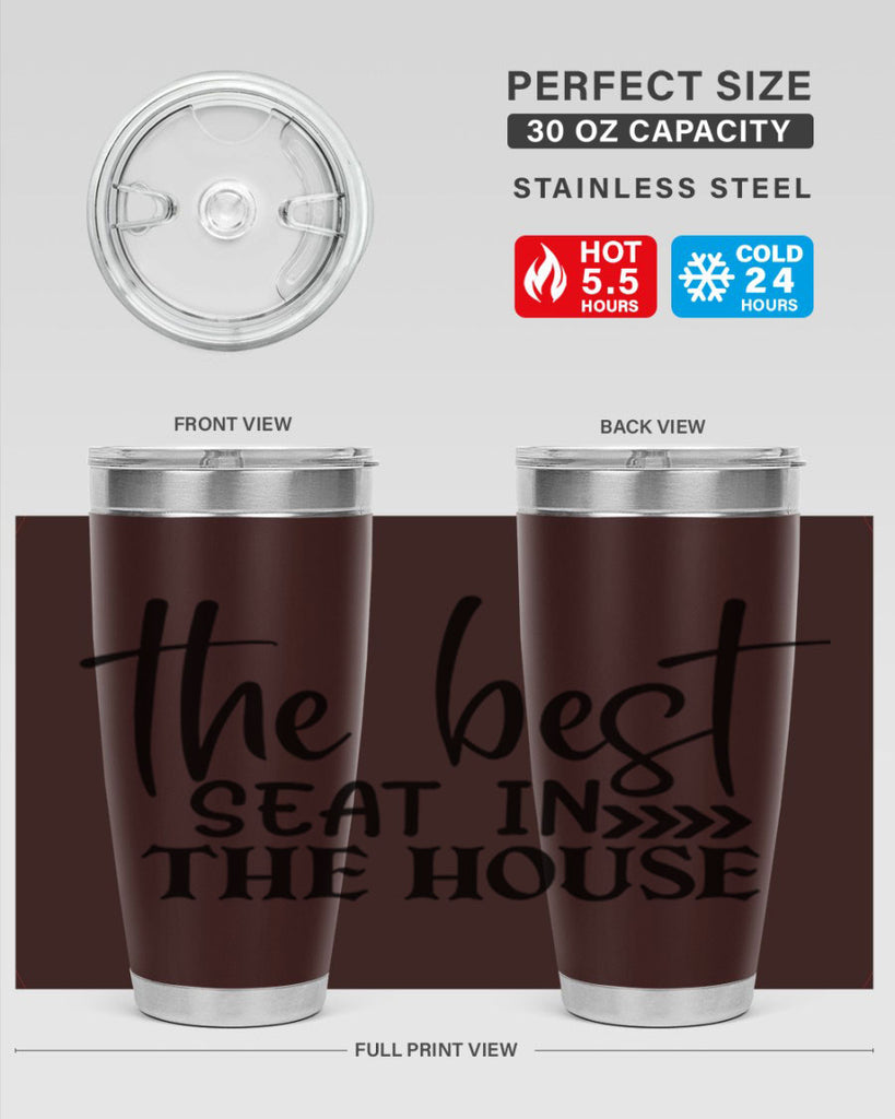 the best seat in the house 56#- bathroom- Tumbler