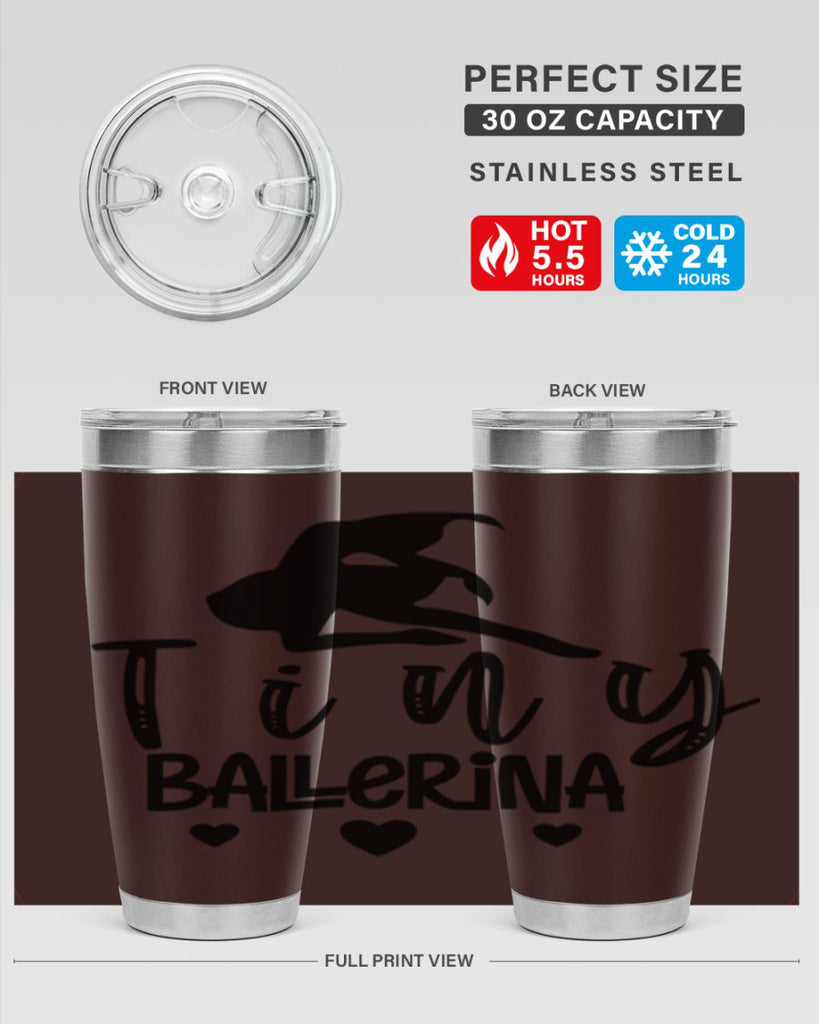 tiny ballerina 88#- ballet- Tumbler
