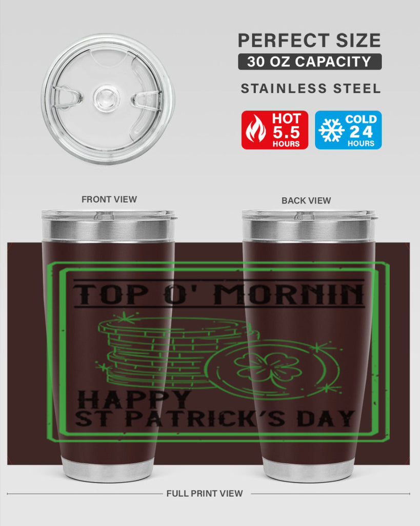 top o mornin happy st patrick’s day Style 8#- St Patricks Day- Tumbler