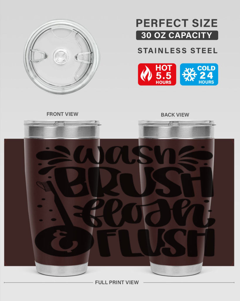 wash brush flosh flush 9#- bathroom- Tumbler