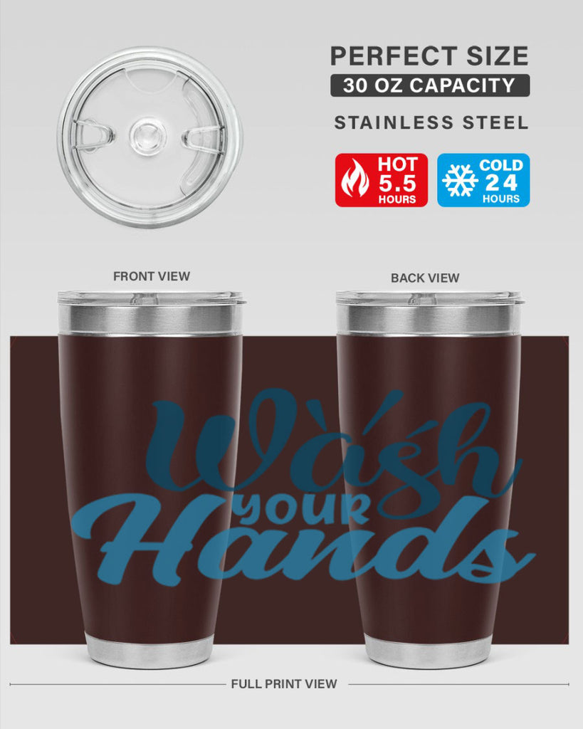 wash your hands 52#- bathroom- Tumbler