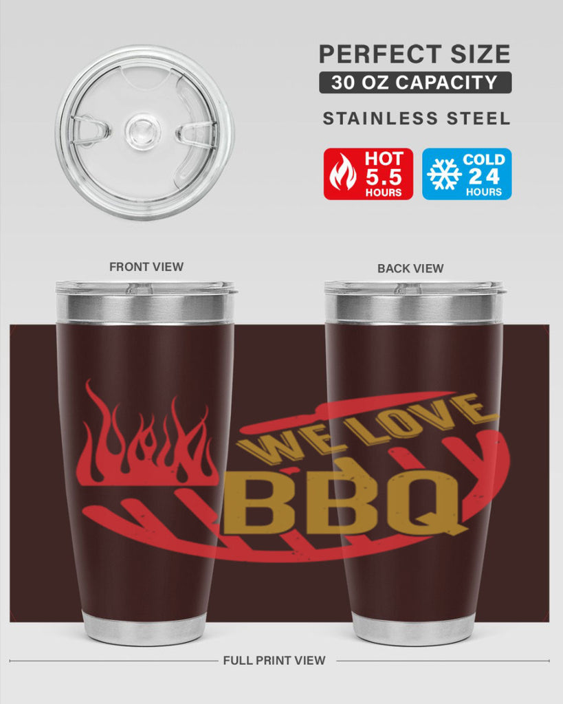 we love bbq 7#- bbq- Tumbler