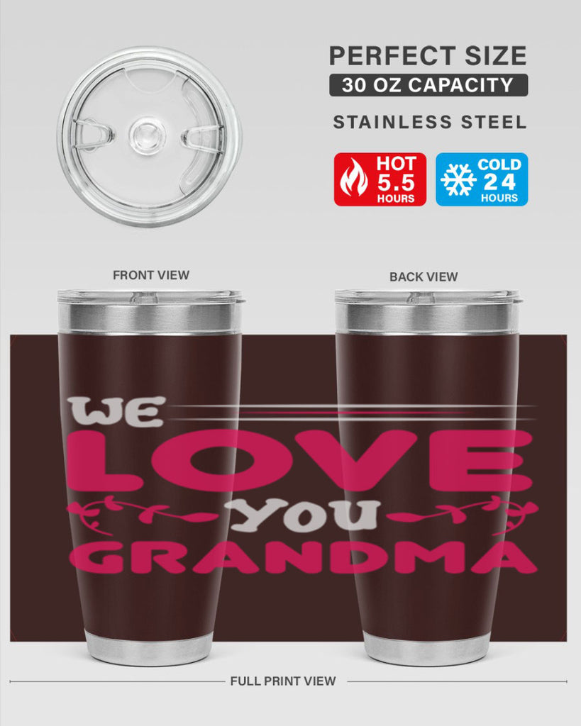 we love you grandma 27#- mom- Tumbler