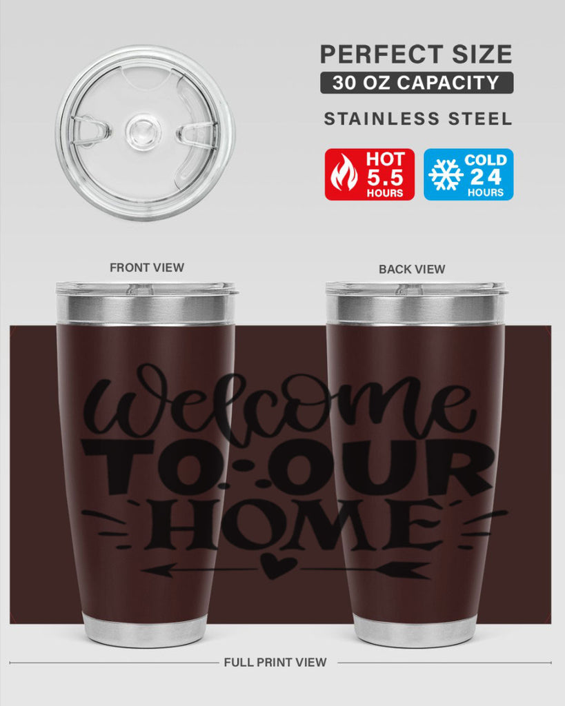 welcome to our home 11#- family- Tumbler