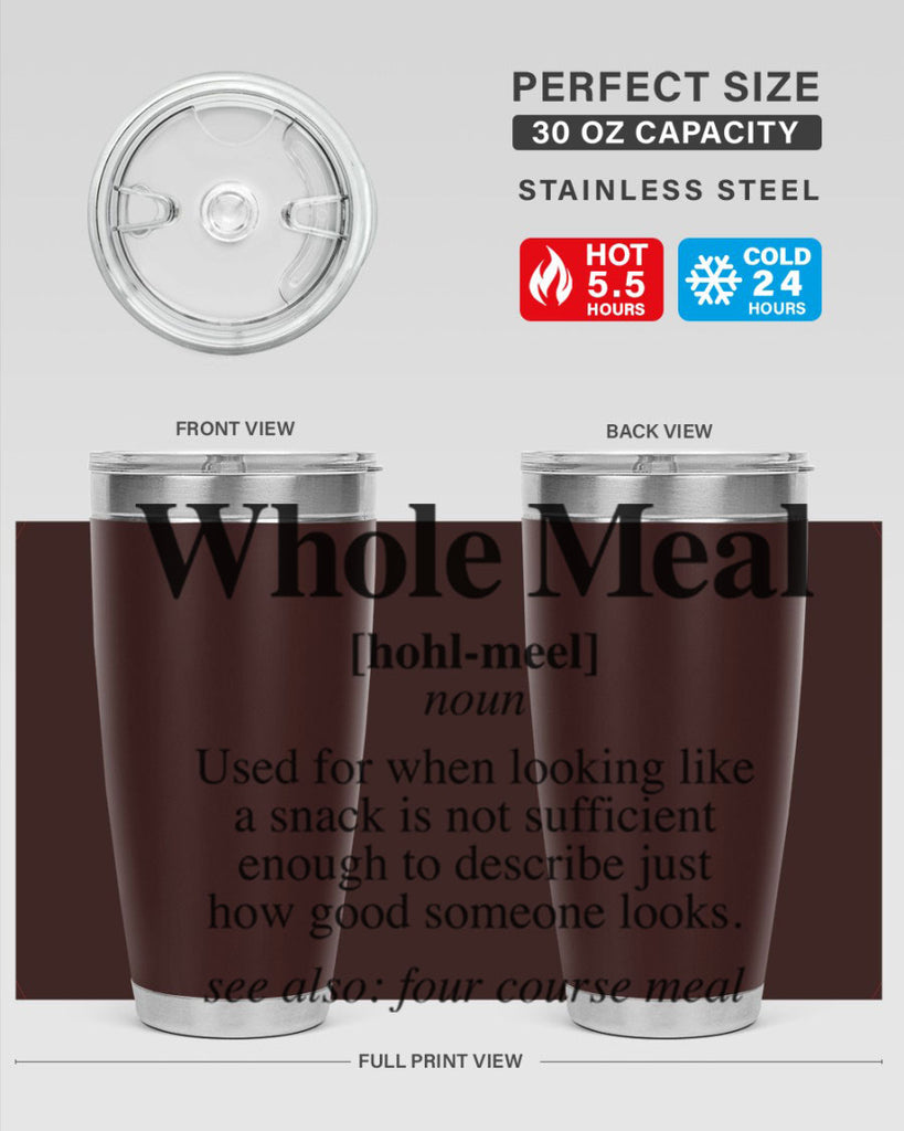 whole meal 10#- black words phrases- Cotton Tank
