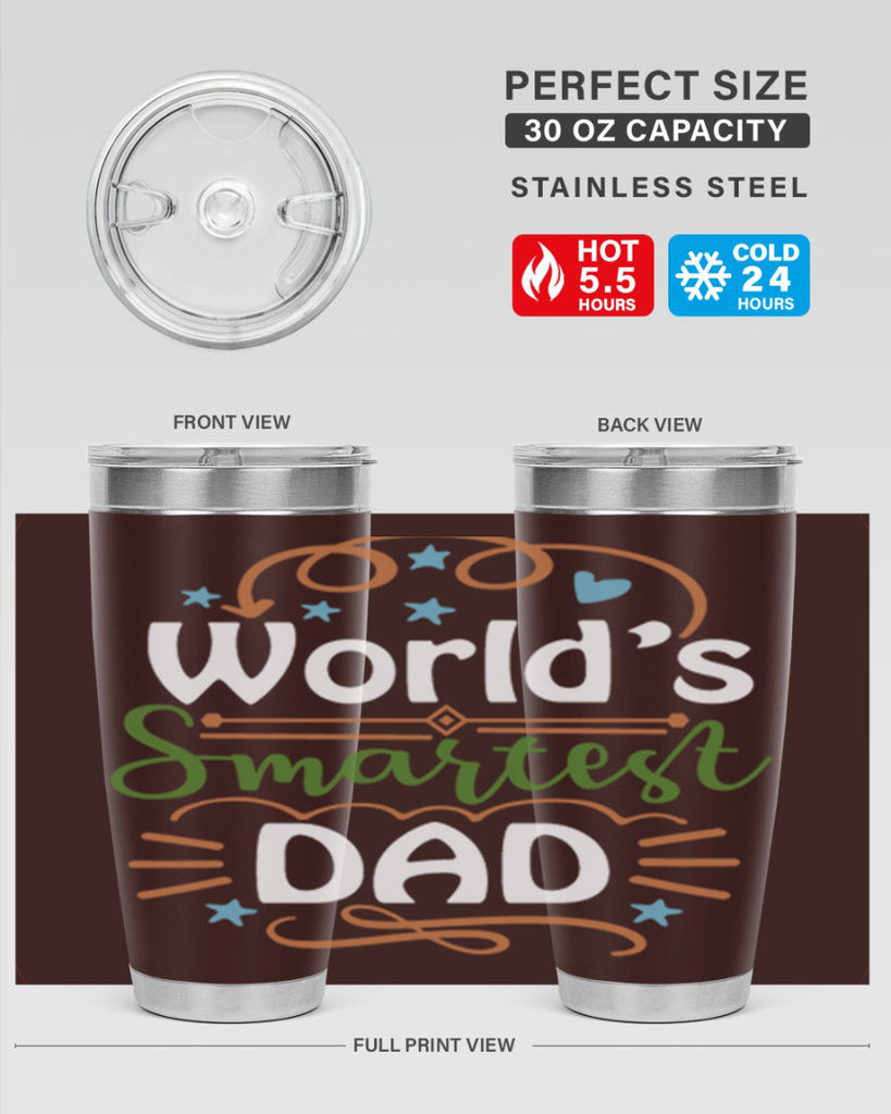 world’s smartest dad 2#- fathers day- Tumbler