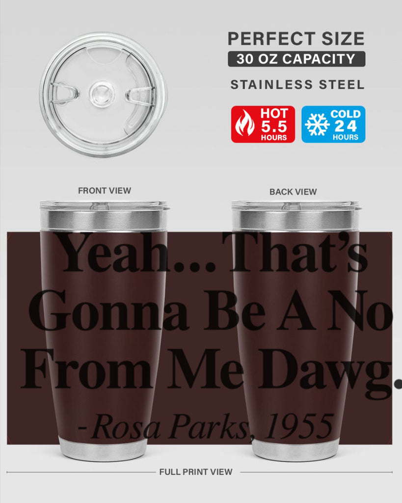 yeah thats gonna be a no from me dawg rosa parks 3#- black words phrases- Cotton Tank
