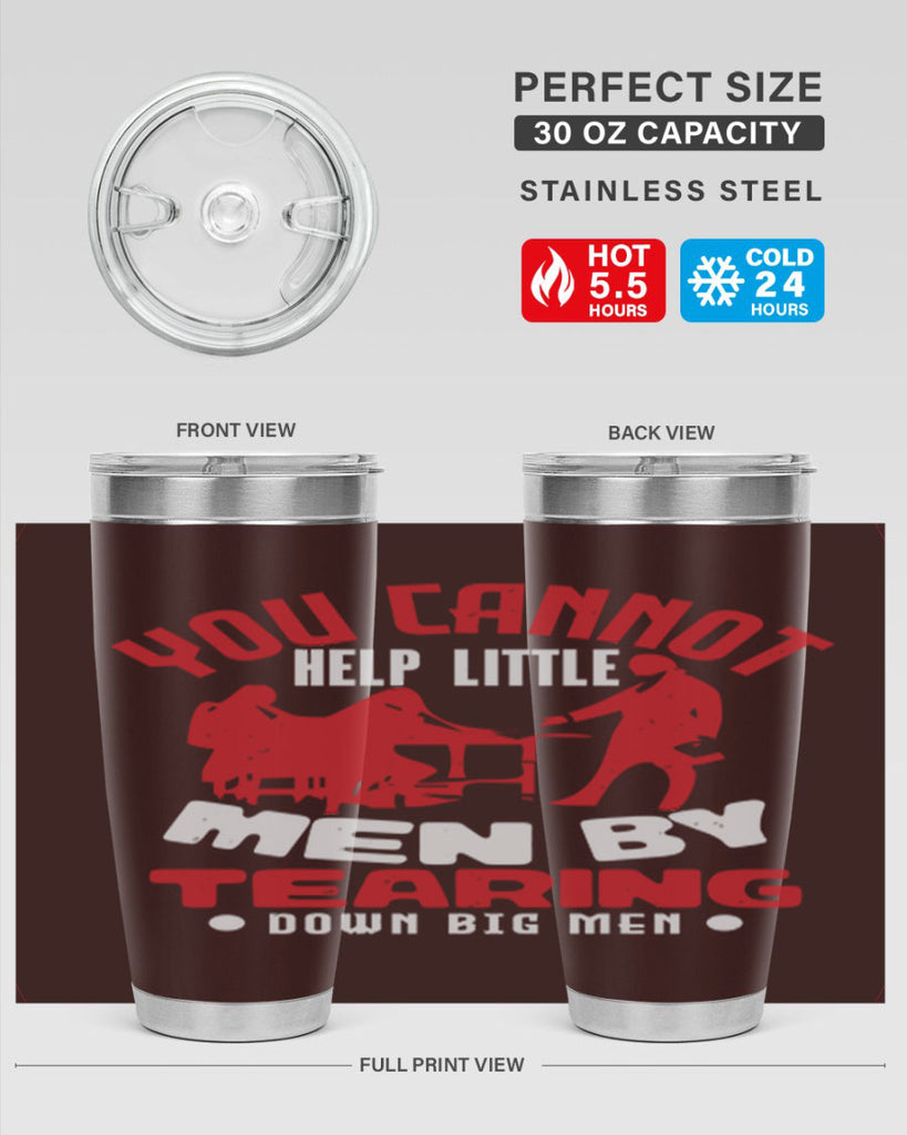 you cannot help little men Style 72#- Fourt Of July- Tumbler