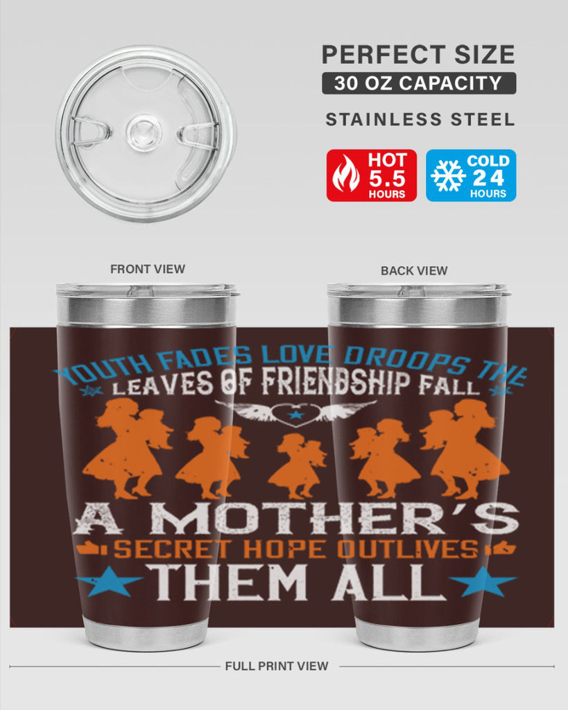 youth fades love droops 9#- mothers day- Tumbler