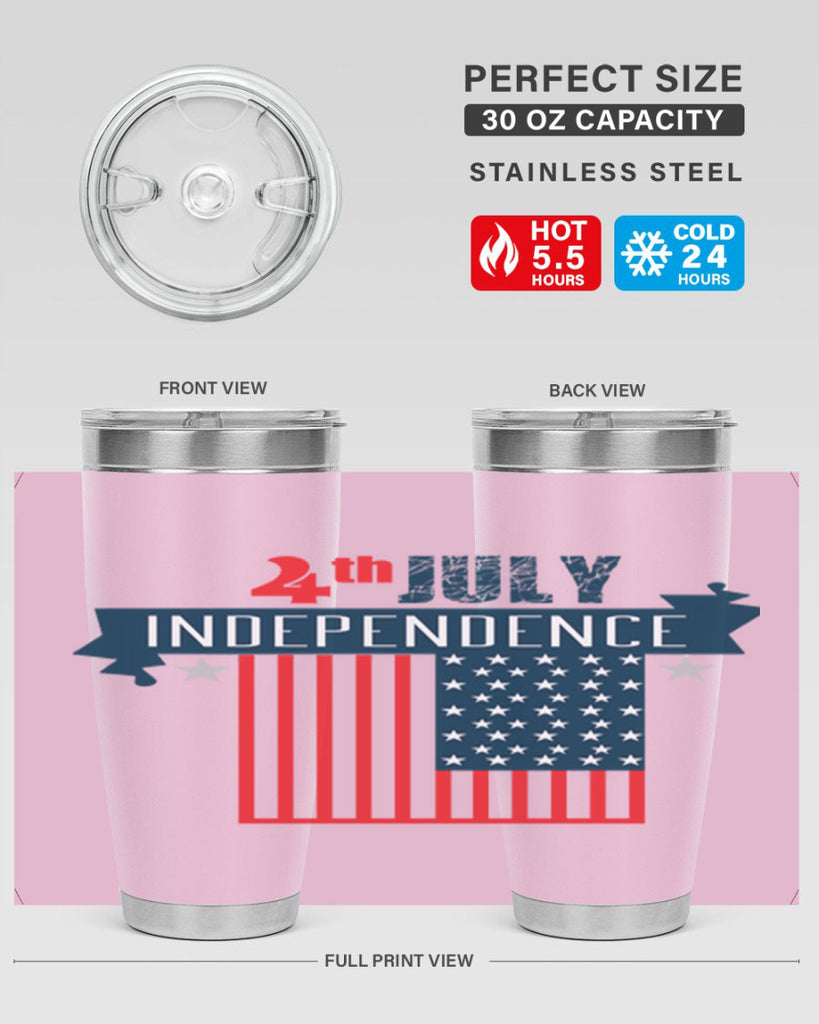 4th July Independent Style 65#- Fourt Of July- Tumbler