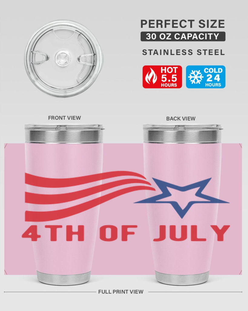 4th of July design Style 66#- Fourt Of July- Tumbler