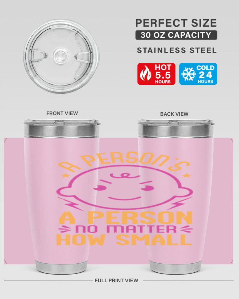 A person is a person no matter how small Style 39#- baby shower- tumbler