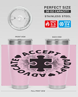 Accept Style 41#- autism- Tumbler