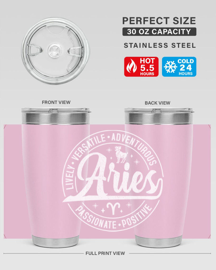 Aries 103#- zodiac- Tumbler