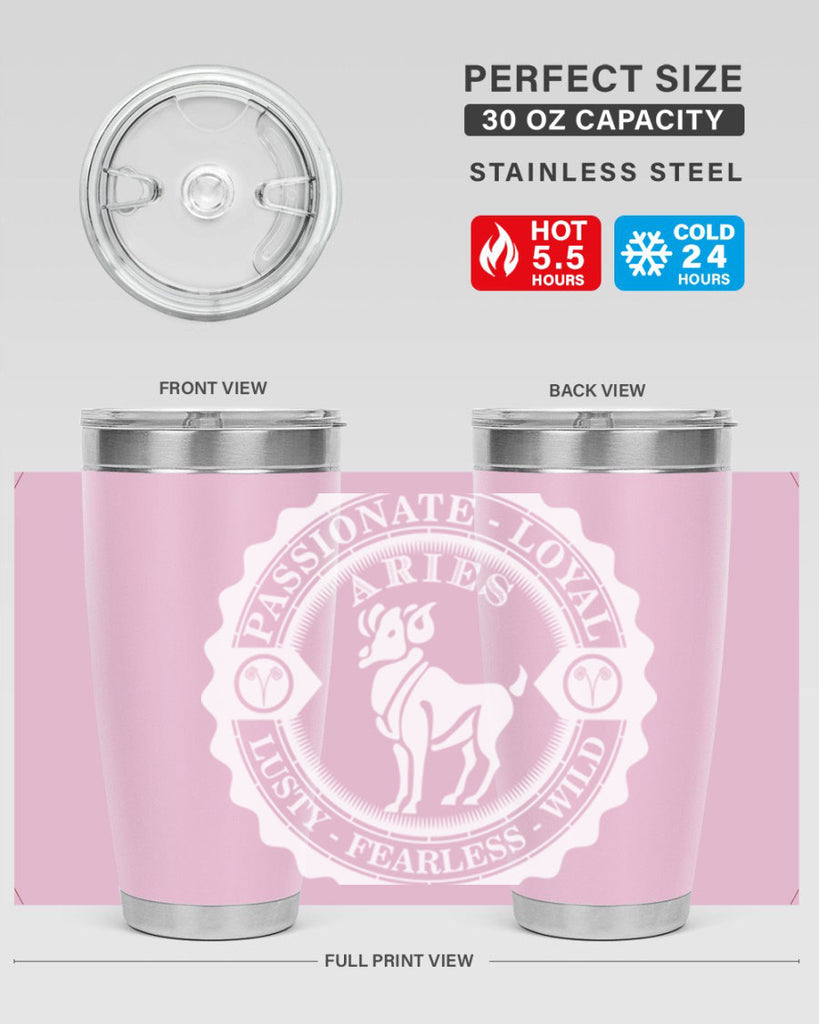 Aries 4#- zodiac- Tumbler