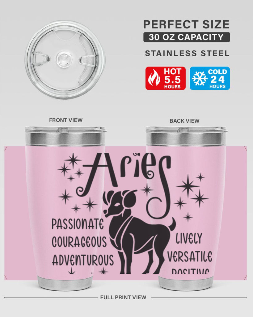 Aries 93#- zodiac- Tumbler