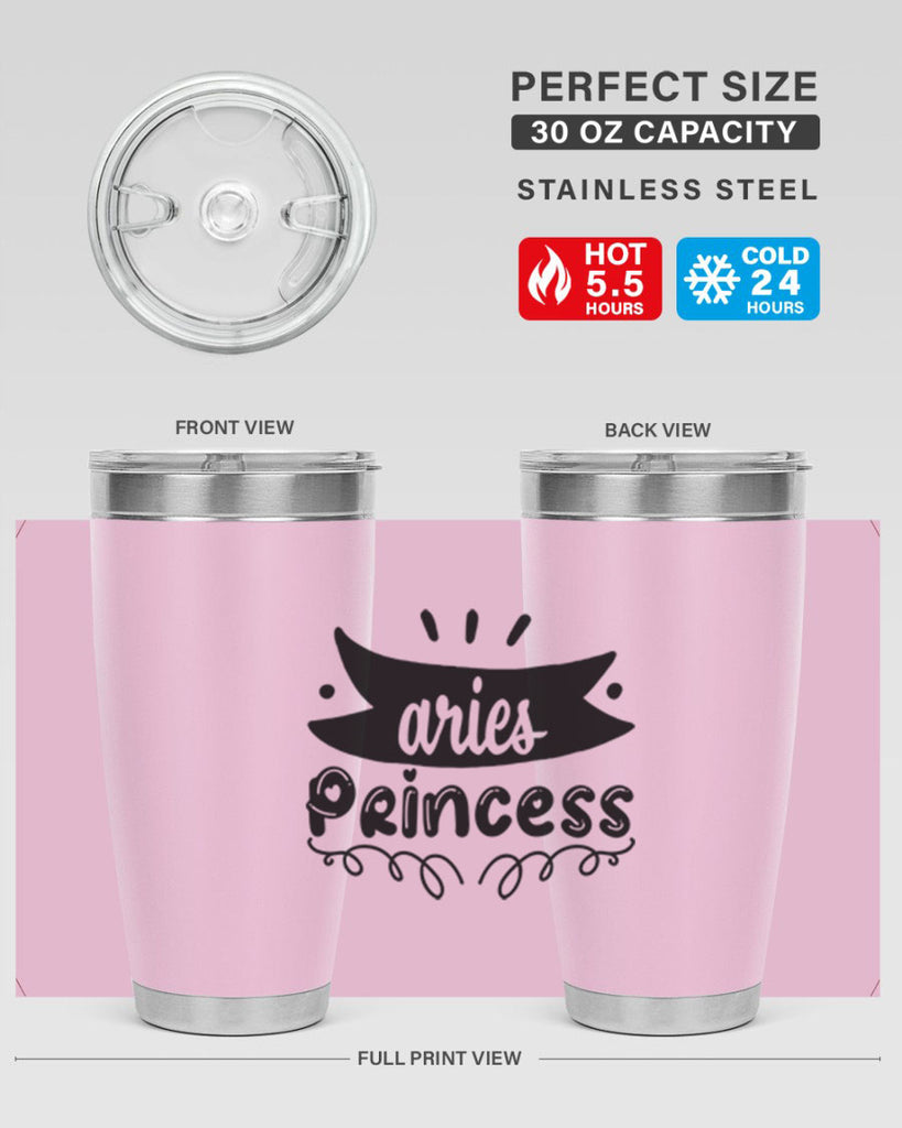 Aries princess 116#- zodiac- Tumbler