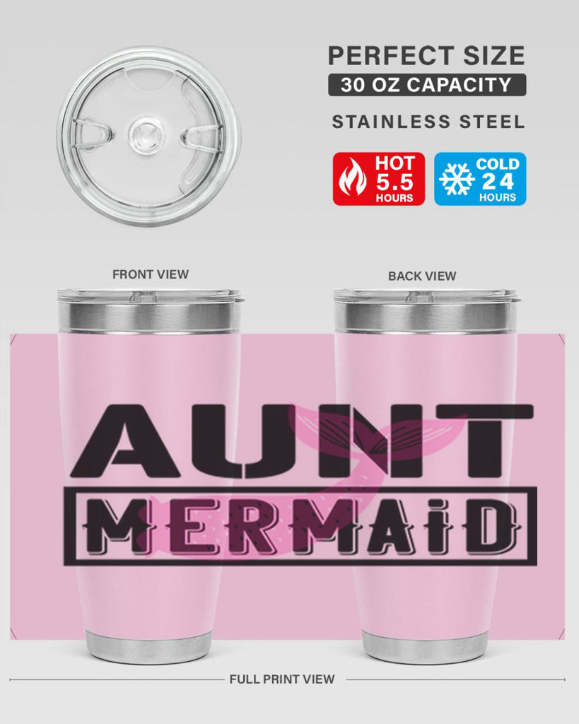 Aunt mermaid 17#- mermaid- Tumbler