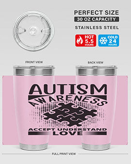Autism awareness Style 43#- autism- Tumbler