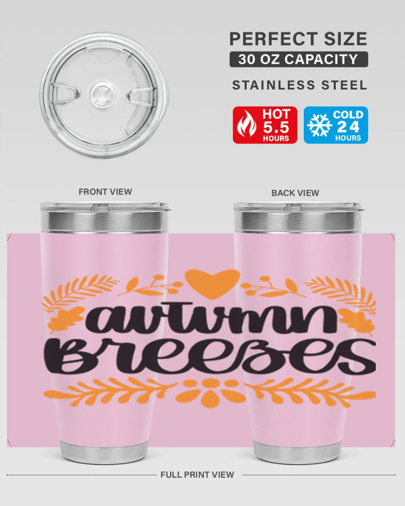 Autumn Breezes 474#- fall- Tumbler
