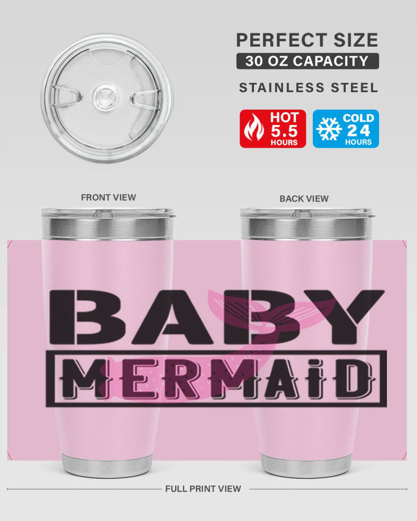 Baby mermaid 29#- mermaid- Tumbler